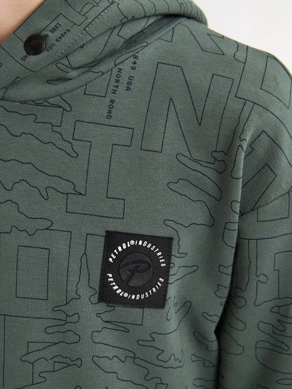 Petrol Hoodie - productfoto
