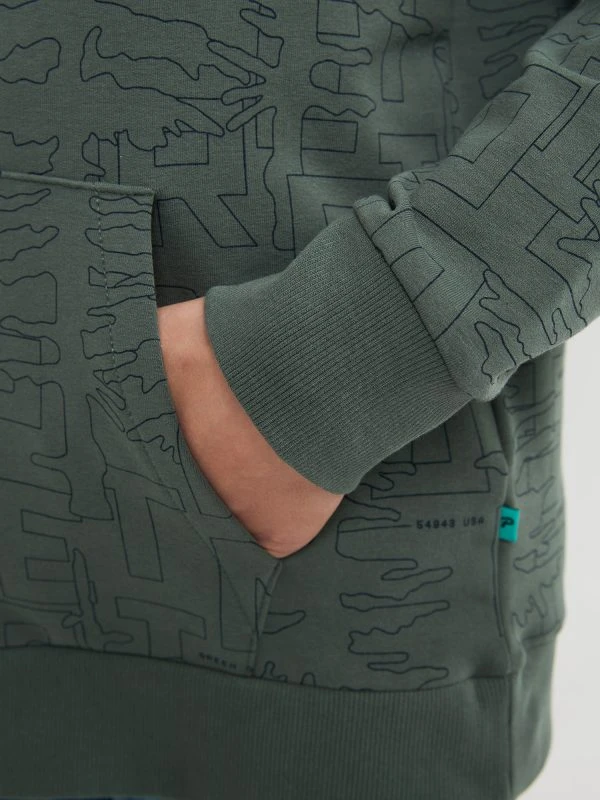 Petrol Hoodie - productfoto