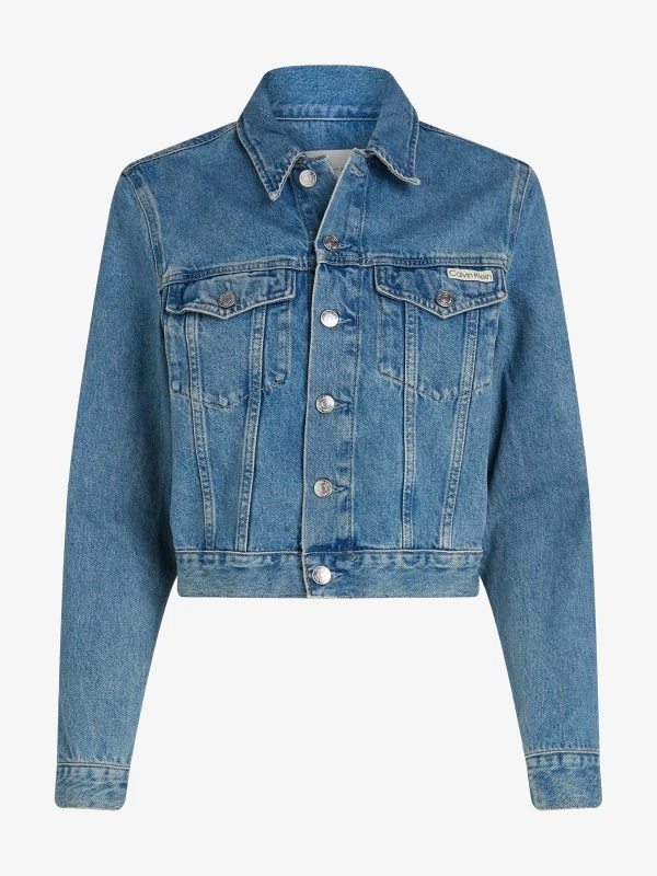 Calvin Klein Spijkerjas CROPPED