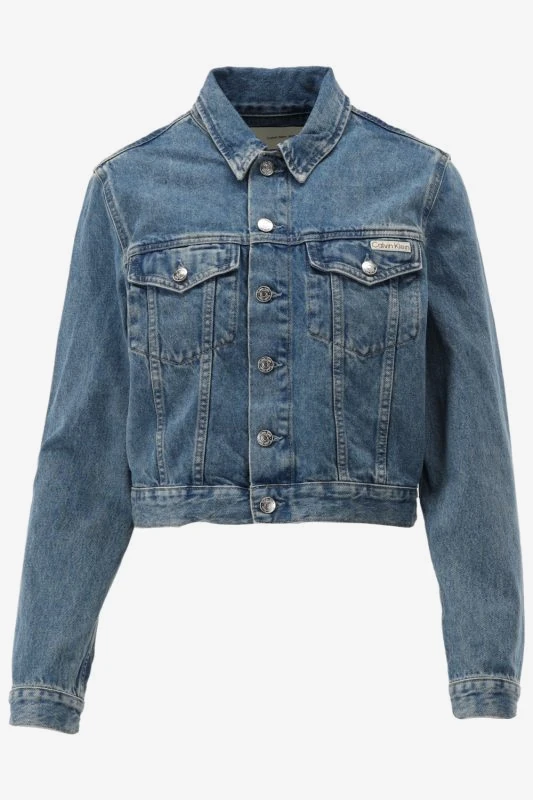 Calvin Klein Spijkerjas CROPPED