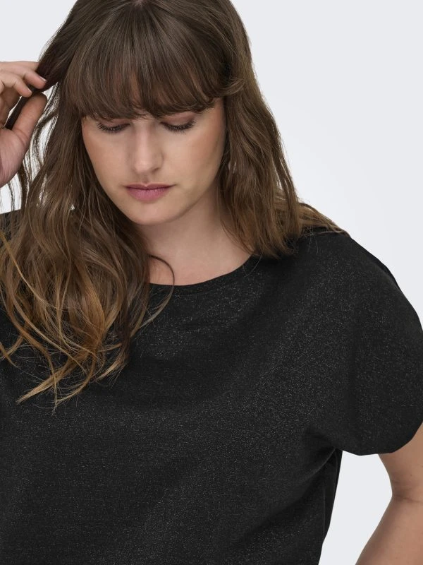 Only Carmakoma T-shirt MOSTER GLITTER - productfoto