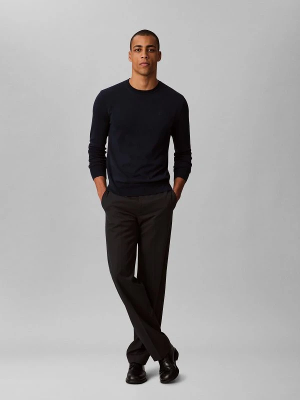 Calvin Klein Trui LS SUPIMA COTTON CRE, CEF