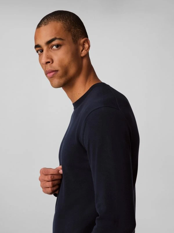 Calvin Klein Trui LS SUPIMA COTTON CRE, CEF