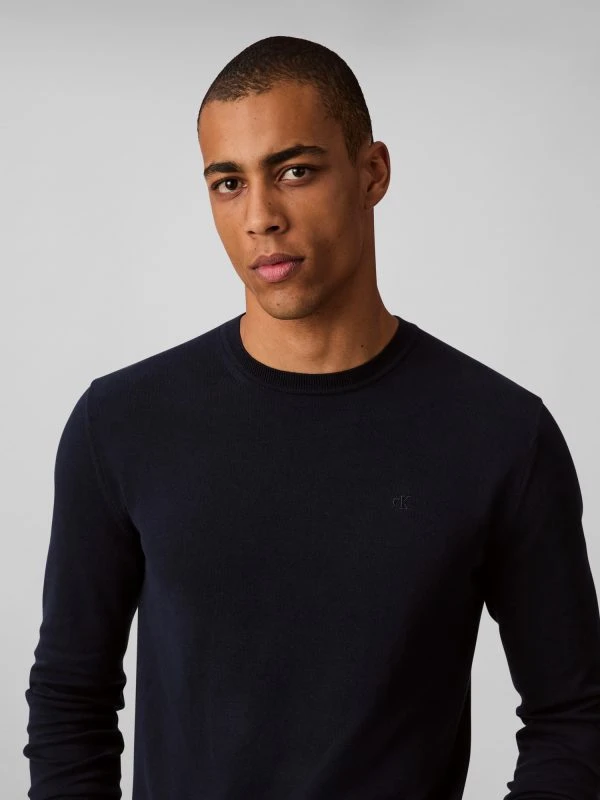 Calvin Klein Trui LS SUPIMA COTTON CRE, CEF