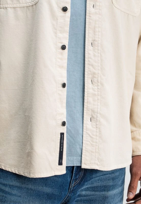 Butcher of Blue Casual Shirt AIDAN WORKER CORD