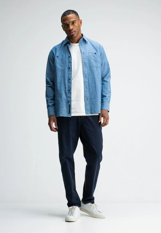 Butcher of Blue Casual Shirt AIDAN WORKER CHAMBRAY