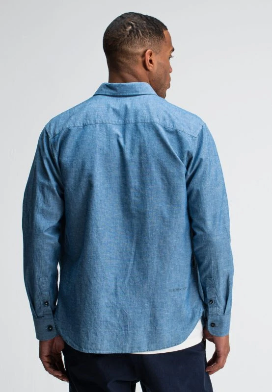 Butcher of Blue Casual Shirt AIDAN WORKER CHAMBRAY