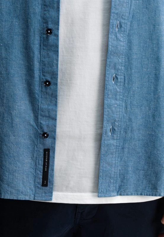 Butcher of Blue Casual Shirt AIDAN WORKER CHAMBRAY