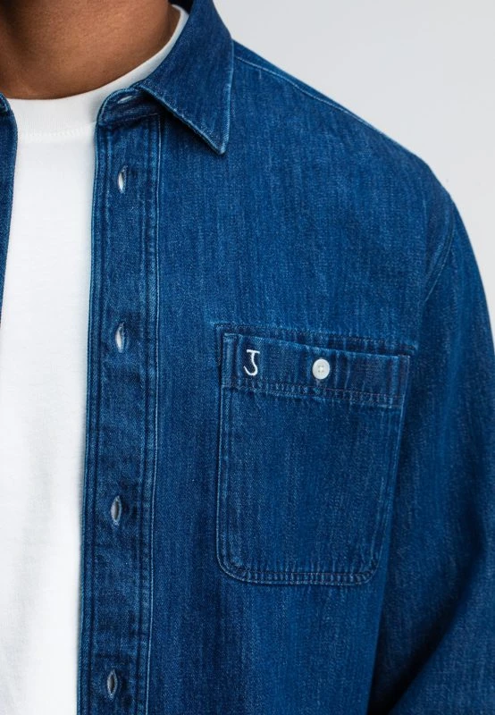 Butcher of Blue Casual Shirt AIDAN WORKER DENIM