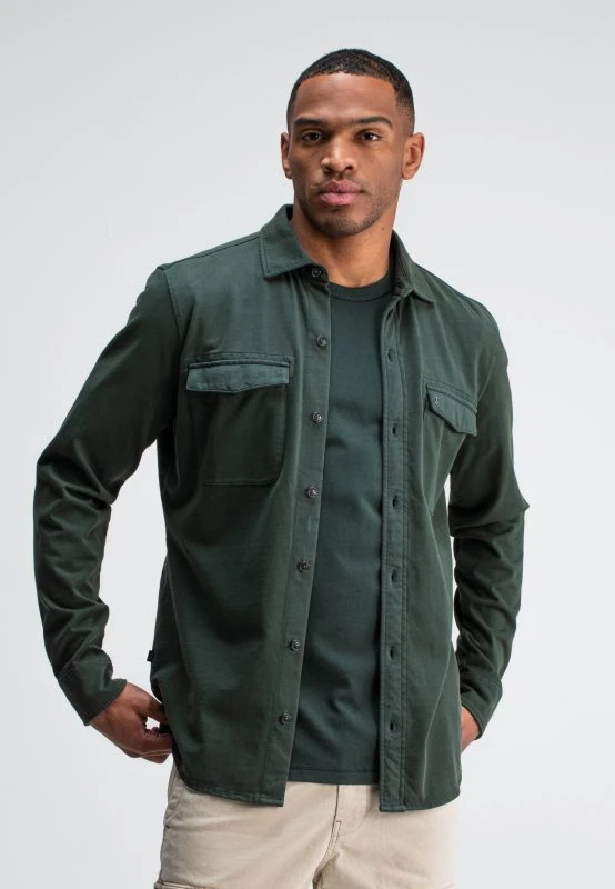 Butcher of Blue Casual Shirt FINN POCKET JERSEY