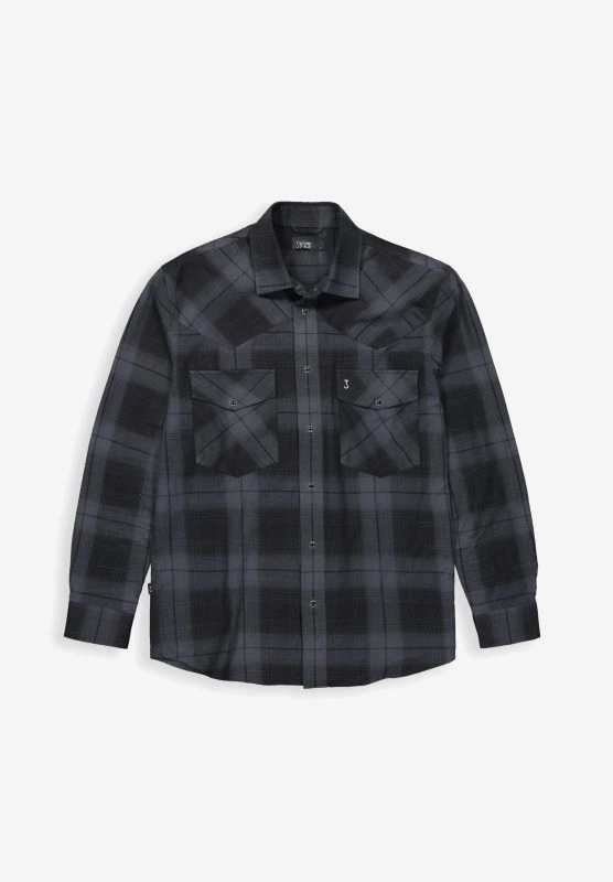 Butcher of Blue Casual Shirt CARTER WEST BLACK CHECK