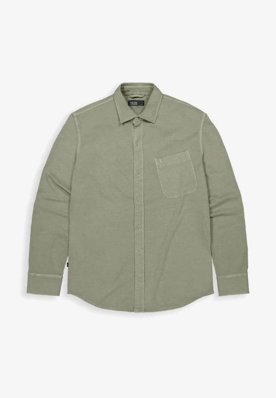 Butcher of Blue Casual Shirt AIDAN PEACHED JERSEY