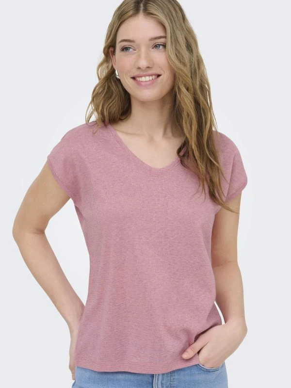 Only T-shirt SILVERY