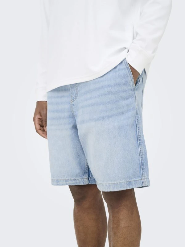 Only & Sons Jeans Short FADE