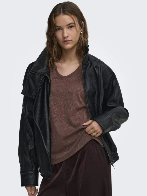 Only T-shirt SILVERY