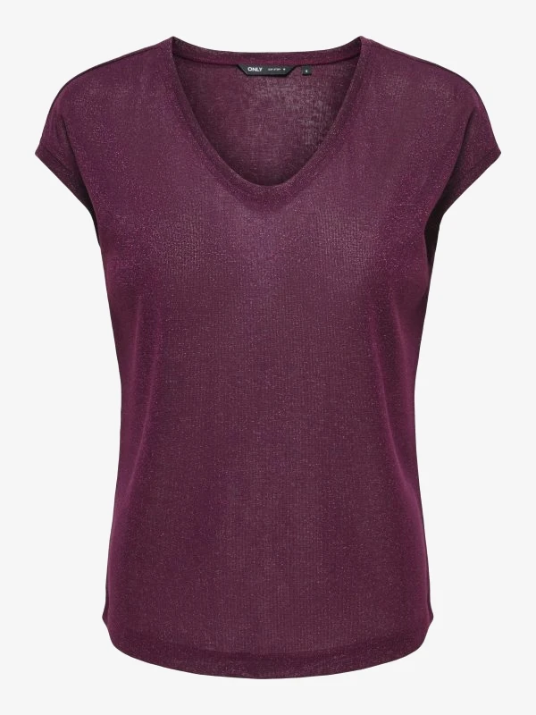 Only T-shirt SILVERY