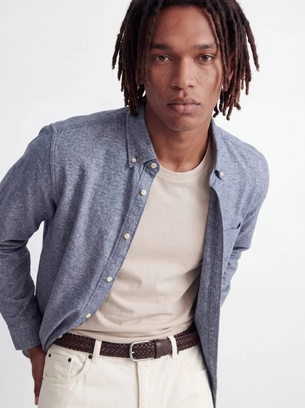 Jack&Jones Premium Casual Shirt BLUHARVY TWILL
