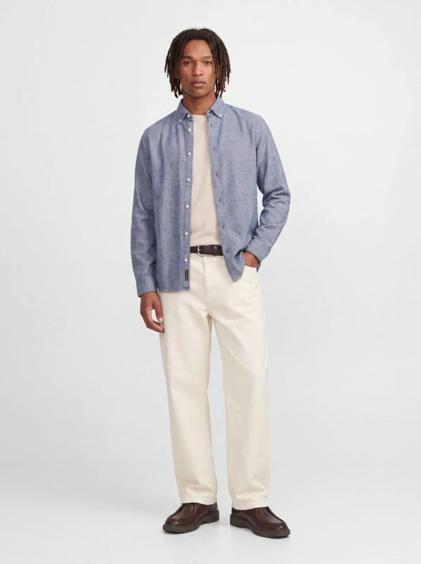 Jack&Jones Premium Casual Shirt BLUHARVY TWILL