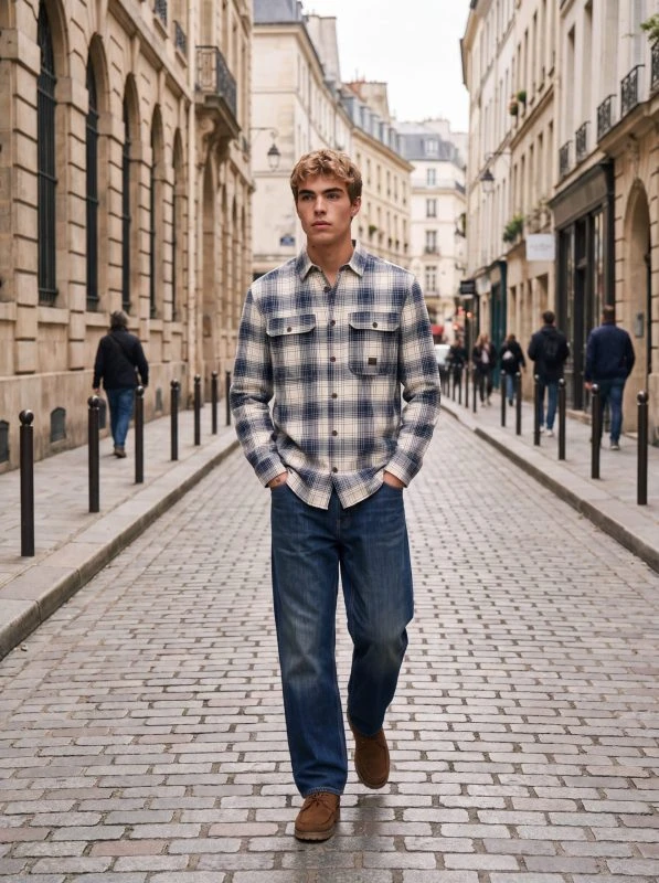 Jack&Jones Premium Overshirt BLUIVY